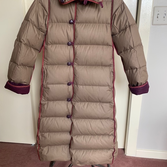 Japanese Designer Down Coat Reversible- Unique. - Picture 3 of 14